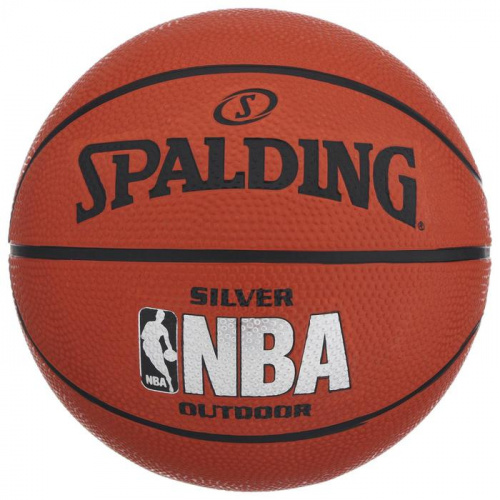 Мяч баскетбольный №3 Spalding NBA Silver 6904145