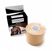 Тейп Кинесио Kinesiology Tape желтый 5 м х 5 см 02307