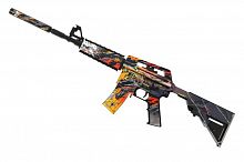 Макет автомата дерево М4А1 с глушителем Ferocity Standoff 00854