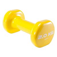 Гантель обливная 2 кг желтый Domyos Физра