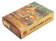 Карты 54 шт Санкт-Петербург "Спас" фольгированные карты 330009
