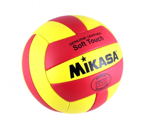 Мяч волейбольный Mikasa Soft Touch красно-желтый 02241