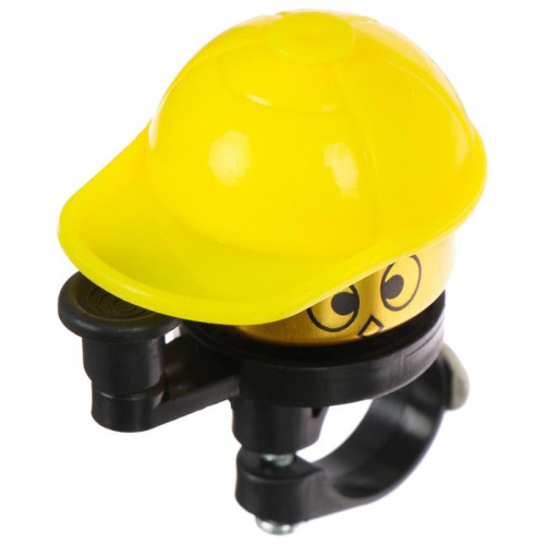 Вело Звонок ударный Мальчик в кепке желтый 4932889