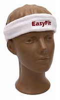 Повязка для головы махровая белый EasyFit 03577