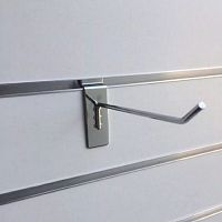 Крючок на эконом-панель одинарный 25 см 996108