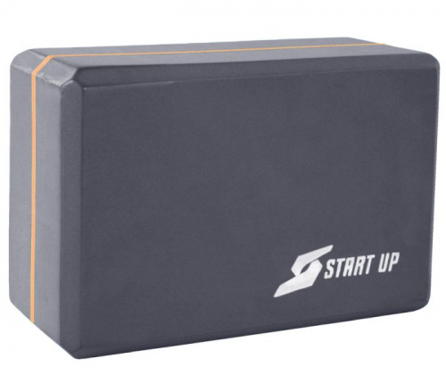 Кирпич для йоги серый Start up NT18022 356176