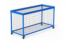 Тележка металлическая для спортинвентаря на колесах 995803