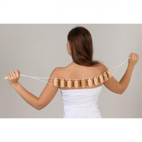 Массажер ленточный деревянный МА3223 зубчатый 1403386 278764 фото 6