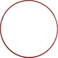 Обруч 540 мм, 230 гр, алюминиевый красный 360750