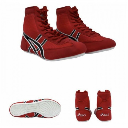 Борцовки 45 Asics Tiger красный 04249