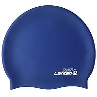 Шапочка для плавания силиконовая SC15 синяя Larsen 353991