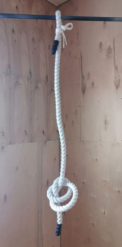 Канат для ДСК 2,5 м 30 мм белый (крепление на шнурке, в термоусадке) х/б 996203 фото 3