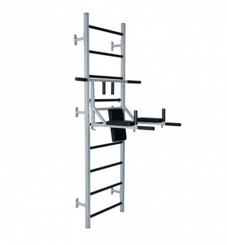 Турник-брусья-пресс навесной на шведскую стенку 3 в 1 ДТ серый 998202 Турник-брусья-пресс навесной на шведскую стенку 3 в 1 ДТ серый 998202