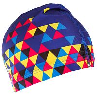 Шапочка для плавания Lyc Onlitop "Мозайка" синяя OL-024 2388957