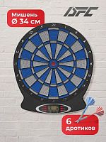 Дартс 13" 34 см электронный DFC BLUEBOARD 996258