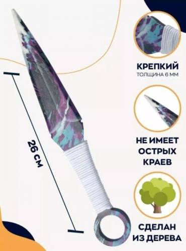 Макет ножа Кунай Происхождение Genesis Standoff 00465 фото 2 Макет ножа Кунай Происхождение Genesis Standoff 00465 фото 2