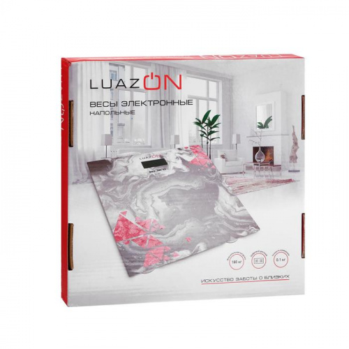 Весы напольные электронные LuazON LVE-020 синий 180 кг 3782762 фото 6