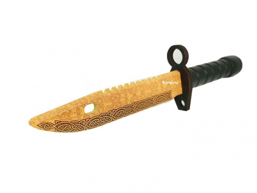 Макет ножа Штык-нож фанера М9 V2 6 мм Легенда 998509