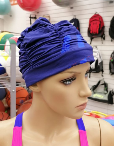 Шапочка для плавания Lyc с драпировкой цвета микс 01004 Шапочка для плавания Lyc с драпировкой цвета микс 01004