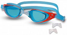 Очки для плавания Indigo Pike голубой-оранж GT21-4 27351