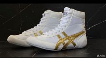 Борцовки 42 Asics Tiger бело-золотой 04235