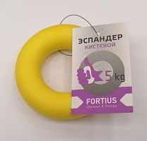 Эспандер кистевой 05 кг желтый детский Fortius 998185