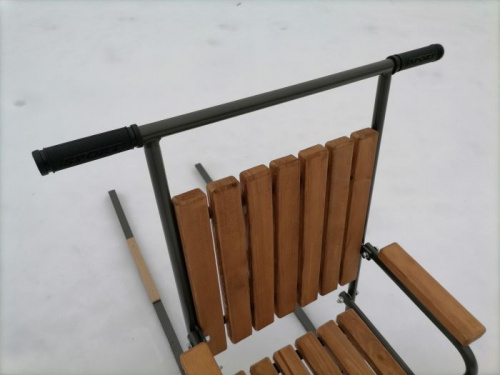 Сани Финские Халла складные с подлокотниками и подножкой 996515 фото 6