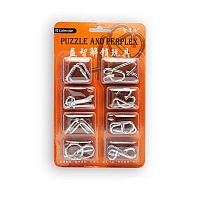 Головоломка 8 шт оранжевая (желтая) 998620