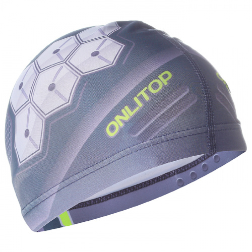 Шапочка для плавания Lyc Onlitop серая 3242951 фото 2