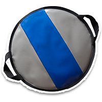 Санки-ледянки Сидушка мягкая 40 см серо-синяя Snowfox 998450