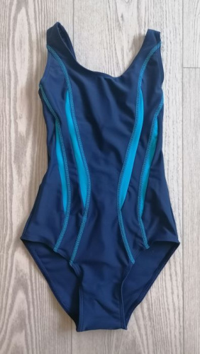 Купальник для плавания детский 32 4914-32 сине-бирюзовы 995420