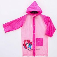 Плащ-дождевик детский S 92-98 см "My little pony" розовый 5553917