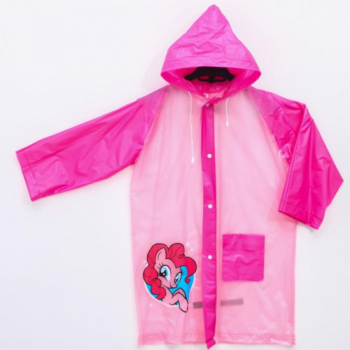 Плащ-дождевик детский S 92-98 см "My little pony" розовый 5553917
