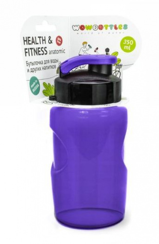 Бутылка для воды 350 мл Health and Fitness KK01550
