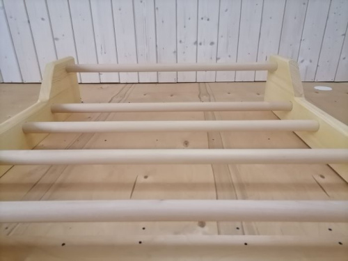 Шведская стенка деревянная 2,0 х 1,0 м с турником 997789 фото 3