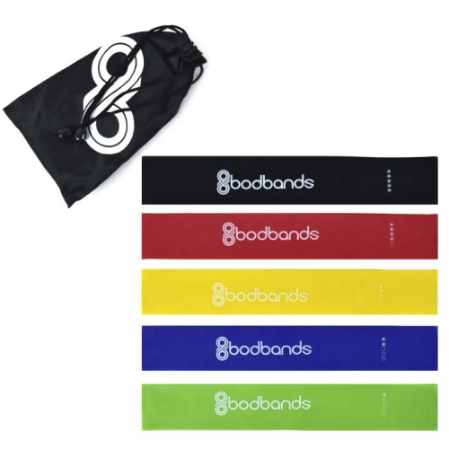 Эспандер-кольцо (лента) замкнутое набор 5 шт, 5 см, длина 30 см 01068