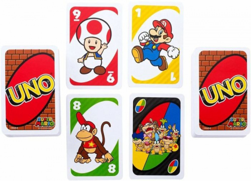 Игра настольная "UNO" Уно для детей 6+ Супер Марио 102667 фото 2