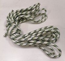 Веревка (шнур) зеленый-белый цена за 1 м - мин продажа 2 м 995970