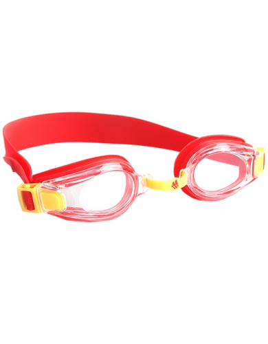 Очки для плавания детские Junior Bubble красный (прозр стекла) 05W