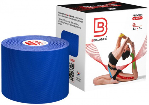 Тейп BBalance темно-синий 5 м х 5 см 998091