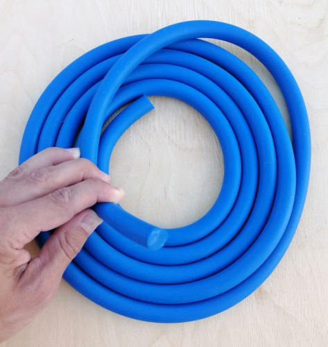 Эспандер (труба цельная латекс) 3 м, 18 мм синий 00487 фото 2