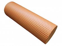 Ролик массажный для йоги 45*15 см оранжевый цельный EasyFit 02053