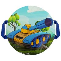 Санки-ледянки Сидушка мягкая "Танк" 35 см 1773504