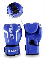 Перчатки боксерские 14 унц Rage синие 03137