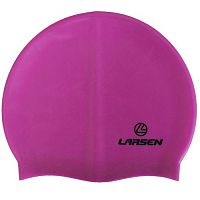 Шапочка для плавания силиконовая LS78 розовый Larsen 335501