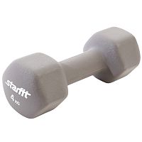 Гантель обливная 4 кг серый DB-201 Starfit PapaZ