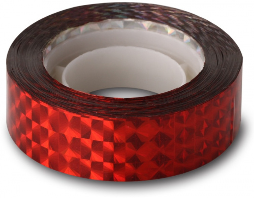 Обмотка (скотч) для обруча 12ммх10м красный 24116