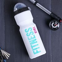 Бутылка для воды 750 мл "Fitness girl" 4077490