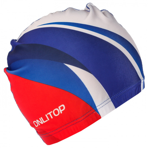 Шапочка для плавания lycra Onlitop Триколор 2388948 фото 3