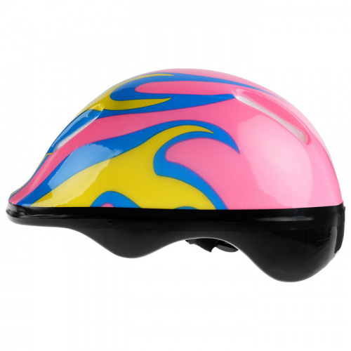 Шлем для роликов S (52-54) розово-желто-синий 134252 фото 2